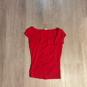 Garage Elegant Red Women's Top